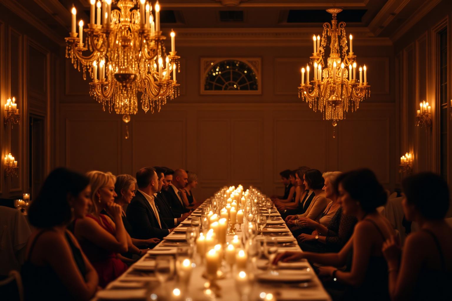 Elegant gala dinner